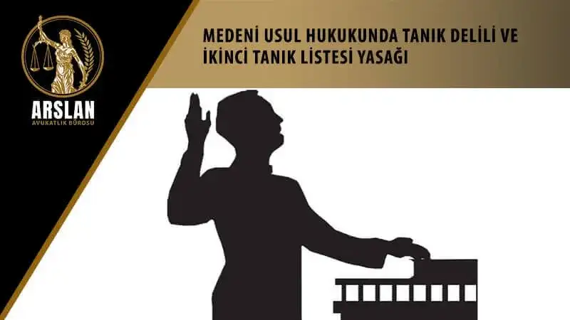 Prohibition of witness evidence and second witness list in civil procedure law